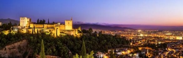 Alhambra Granada romantic locations Andalucia Spain