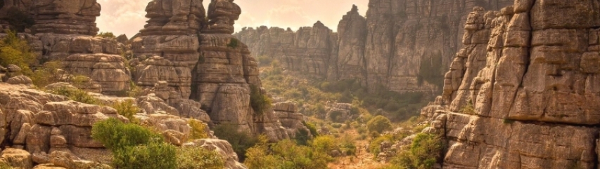 El Torcal karst landscape Andalucia Spain setting for Emerald City