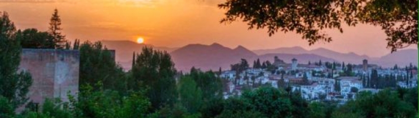 Alhambra view Granada Andalucia Spain