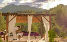 Massage with a view Casa Olea boutique hotel Spain 
