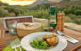 Dinner with a view Casa Olea boutique hotel Andalucia 
