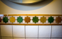 Casa Olea small hotels Andalucia bathroom ceramic tiles