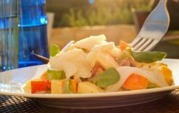 Healthy evening meals Casa Olea boutique hotel Spain 